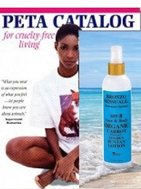 Tanning Lotion with SPF 8 Sunscreen Protection – Organic & Botanical Ingredients for a Sun-Kissed Glow – Moisturizing, Non-Greasy  Sun Care Carrot Lotion, by Bronzo Sensuale, 8.5 Fl Oz