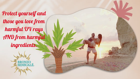 Tanning Oil with SPF 30 Sunscreen Protection – Organic & Botanical Ingredients for Safe, Glowing Tan, Fast-Absorbing Carrot Suntan Oil for All Skin Types, by Bronzo Sensuale 8.5 Fl. Oz.