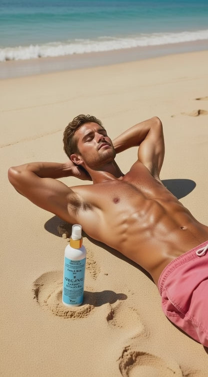 Tanning Lotion with SPF 8 Sunscreen Protection – Organic & Botanical Ingredients for a Sun-Kissed Glow – Moisturizing, Non-Greasy  Sun Care Carrot Lotion, by Bronzo Sensuale, 8.5 Fl Oz